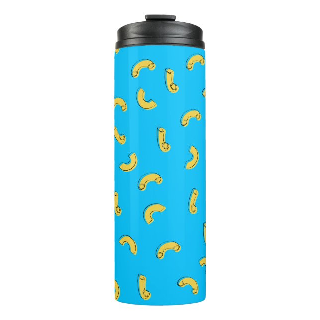 Macaroni and Cheese Illustration Thermal Tumbler (Front)