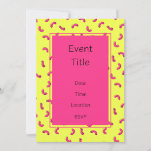 Macaroni and Cheese Invitation
