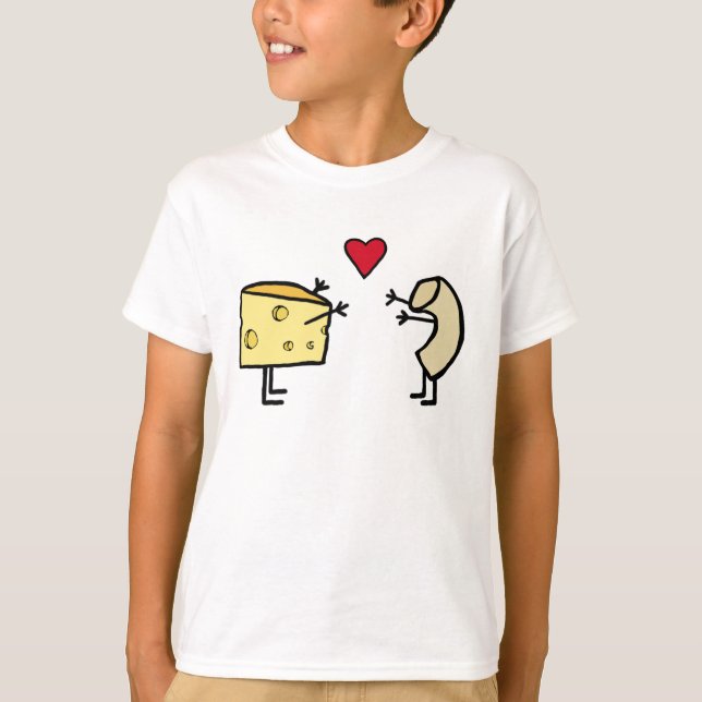 Macaroni and Cheese Love T-shirt (Front)