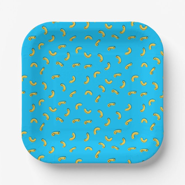 Macaroni and Cheese Paper Plate (Front)