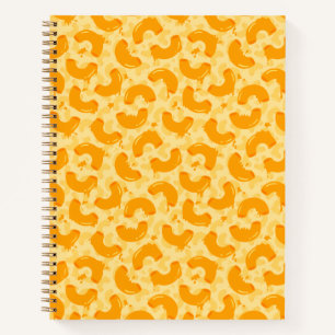 Macaroni and Cheese Pattern Notebook