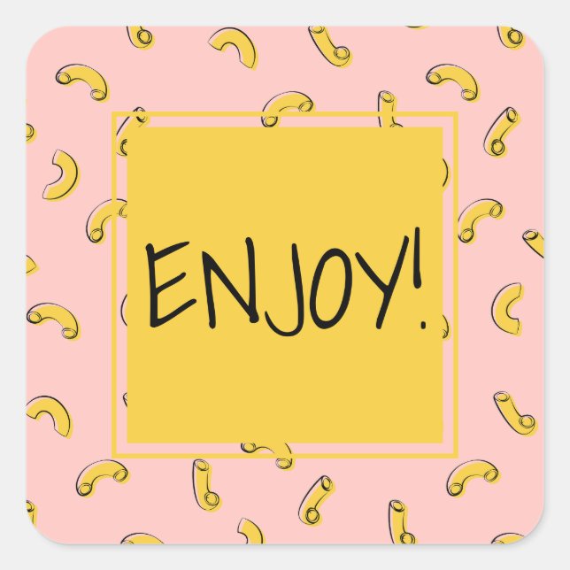 Macaroni and Cheese Sticker (Front)
