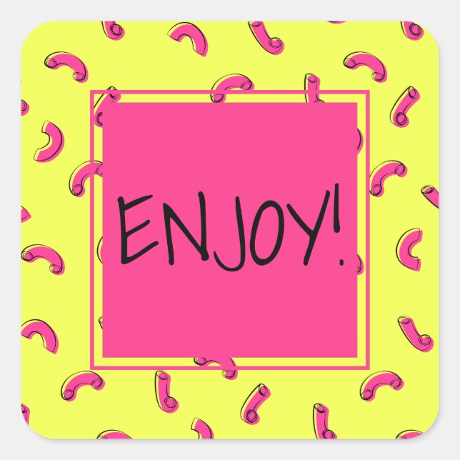 Macaroni and Cheese Sticker (Front)
