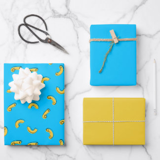 Macaroni and Cheese Wrapping Paper Sheets