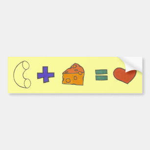 Macaroni & Cheese Bumper Sticker