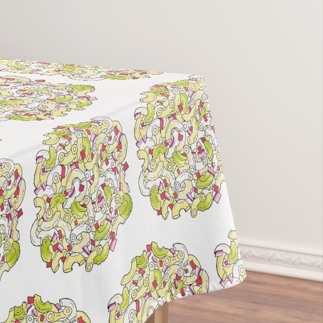 Macaroni Salad Elbow Pasta Summer Cookout Picnic Tablecloth (In Situ)