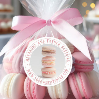 Macarons and French Pastries Bakery Photo  sticker