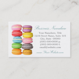 Macarons Business Cards
