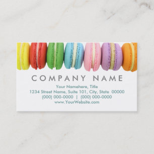 Macarons Business Cards