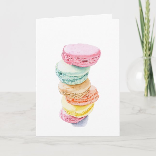 Macarons Card (Front)