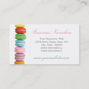 Macarons Cartes de visite
