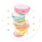 Macarons dots Sticker