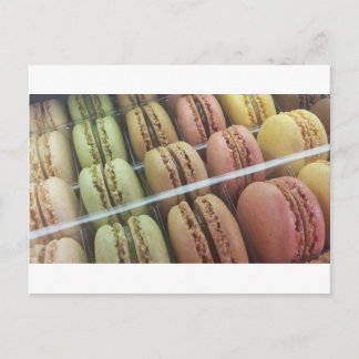 Macarons galore postcard