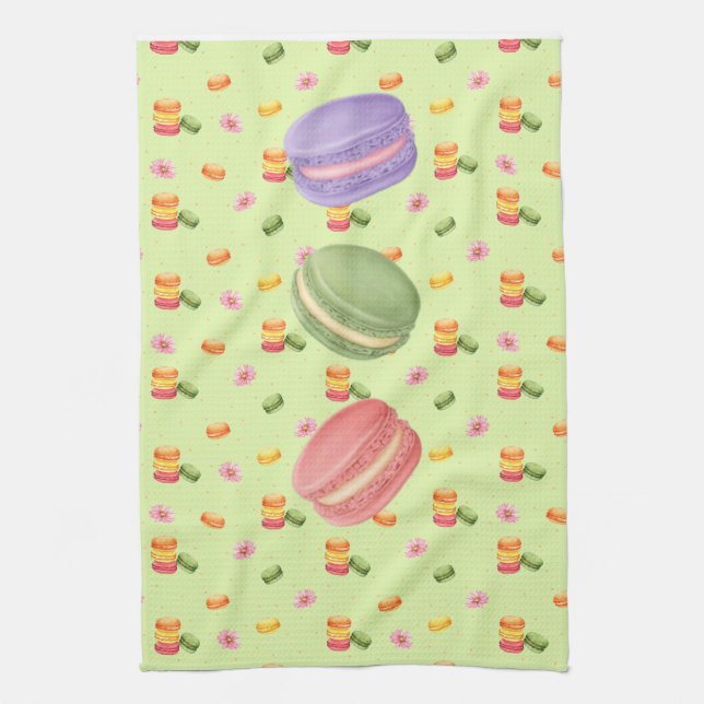 Macarons  kitchen towel (Vertical)