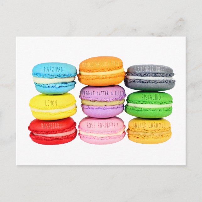Macarons Postcard (Front)