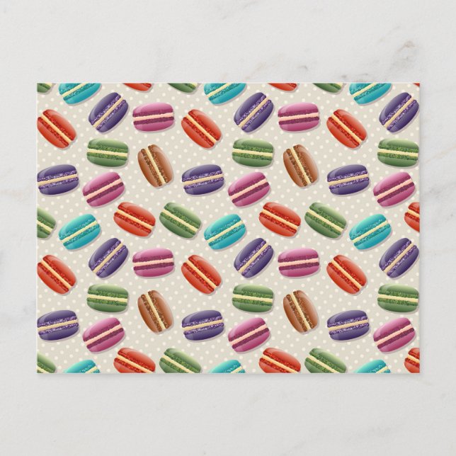 macarons postcard (Front)