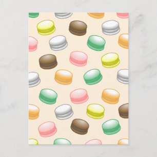 Macarons Sweet 16 Birthday Postcard