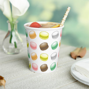 Macarons Sweet 16 Party Paper Cups