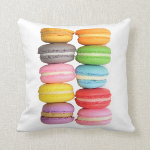 Macarons Throw Pillow