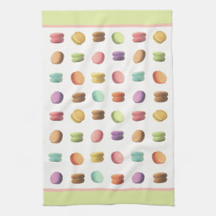 Macaroon Cookies Kitchen Towel
