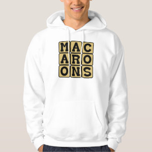 Macaroons, Circular Cakes Hoodie