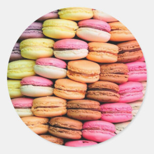 Macaroons Classic Round Sticker