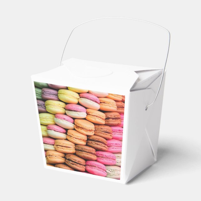 Macaroons Favor Box (Front Side)