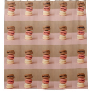 Macaroons shower curtain