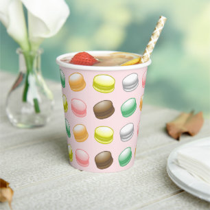 Macaroons Sweet 16 Party Paper Cups