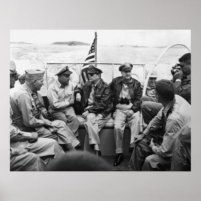 MacArthur and his Generals Poster (Front)