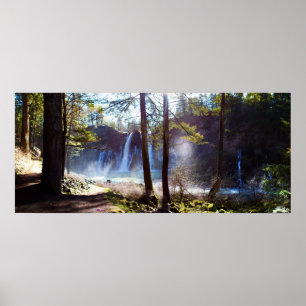 MacArthur  Burney Falls, California - Panorama Poster