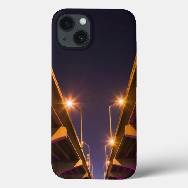 MacArthur Causeway seen from underneath at dusk Case-Mate iPhone Case (Back)