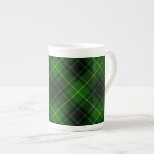 MacArthur tartan green plaid Bone China Mug