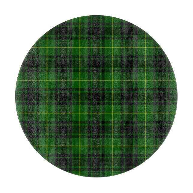 MacArthur tartan green plaid Cutting Board (Front)