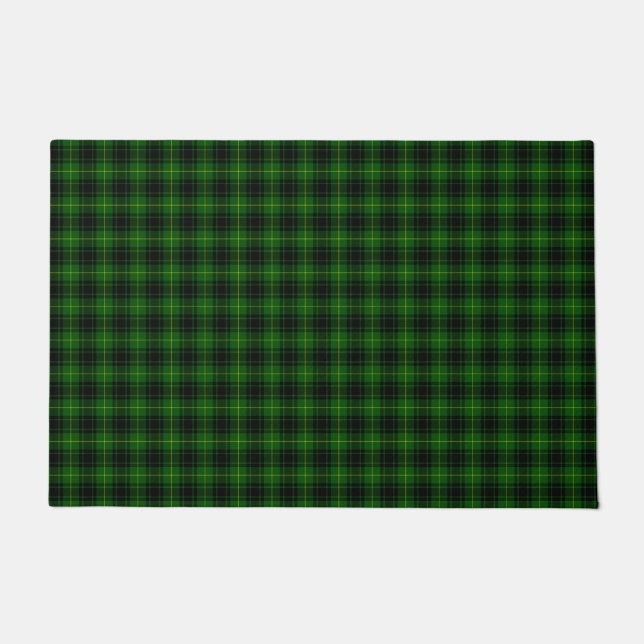 MacArthur tartan green plaid Doormat (Front)