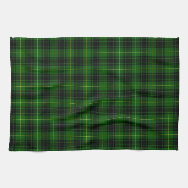 MacArthur tartan green plaid Kitchen Towel (Horizontal)