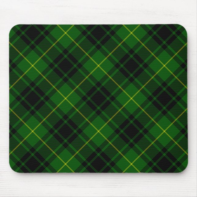 MacArthur tartan green plaid Mouse Pad (Front)