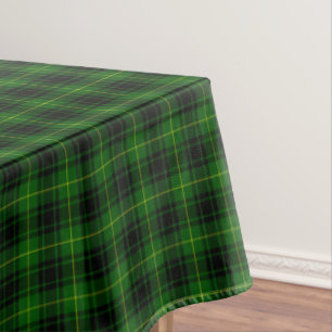 MacArthur tartan green plaid Tablecloth