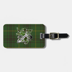 MacArthur Tartan Lion Luggage Tag