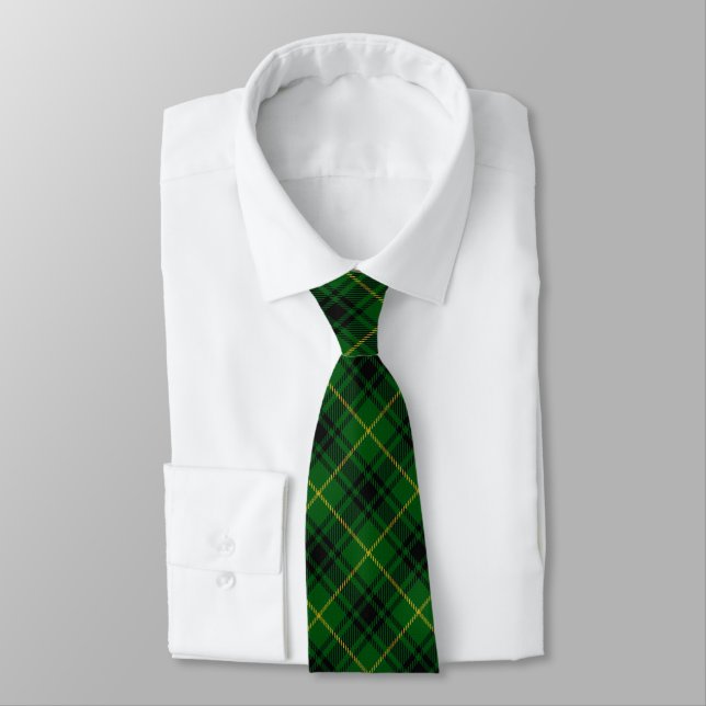 MacArthur Tartan Tie (Tied)