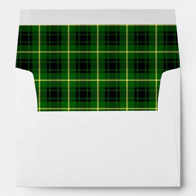 MacArthur Tartan Wedding Envelopes (Back (Bottom))
