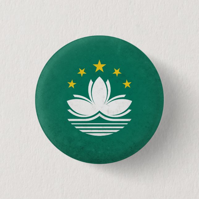 Macau 1 Inch Round Button (Front)