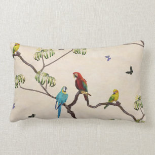 Macau Birds V2 Lumbar Pillow