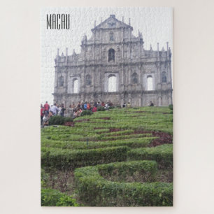 macau cathedral ruins jigsaw puzzle