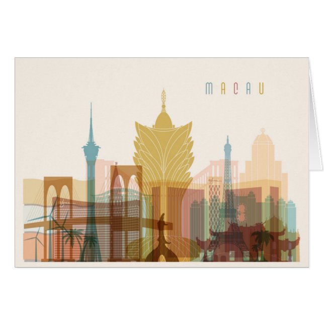 Macau, China | City Skyline (Front Horizontal)