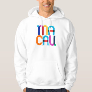 Macau China Pop Art Letters Hoodie