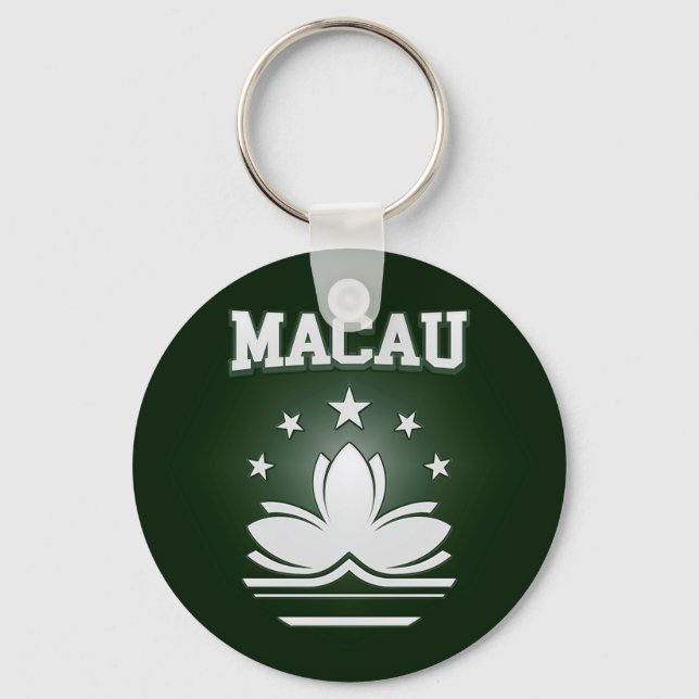 Macau  Coat of Arms Keychain (Front)