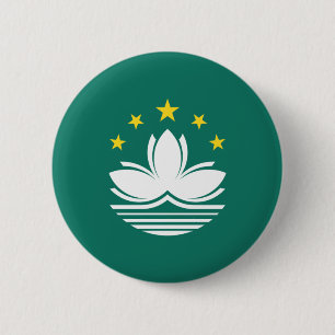 Macau Flag 2 Inch Round Button