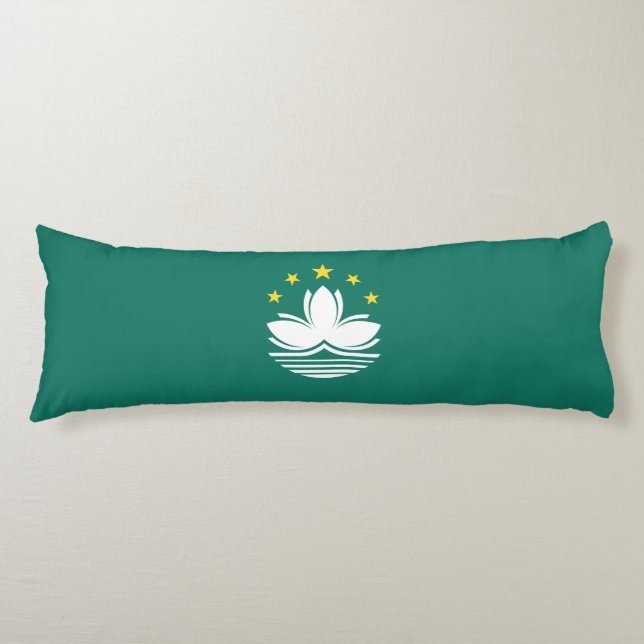 Macau Flag Body Pillow (Front)