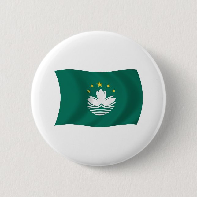 Macau Flag Button (Front)